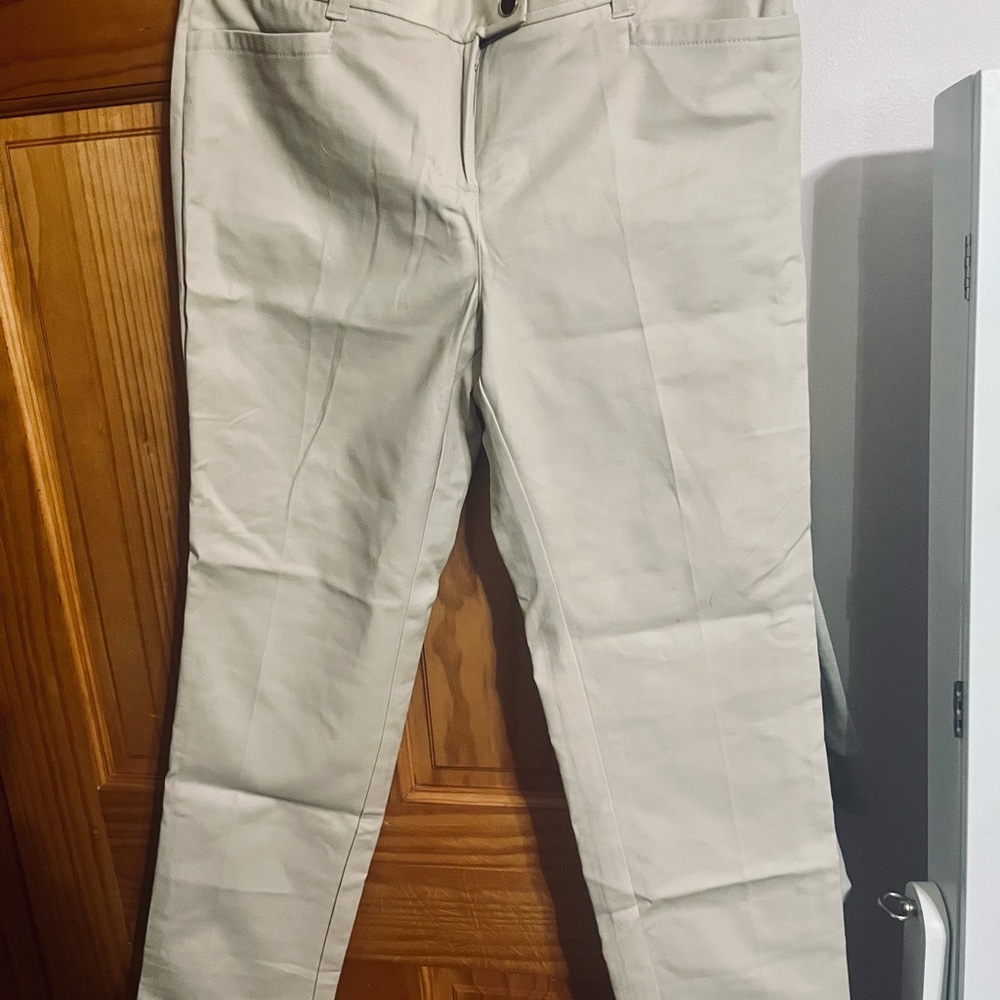 Charter Club Straight-Leg Pants in Light Beige - Picture 4 of 13